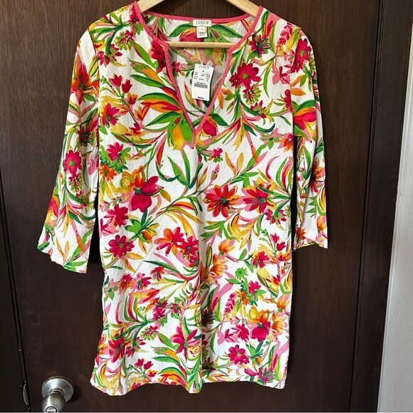 J. Crew women’s‎ tunic blouse small NWT - Picture 2 of 8